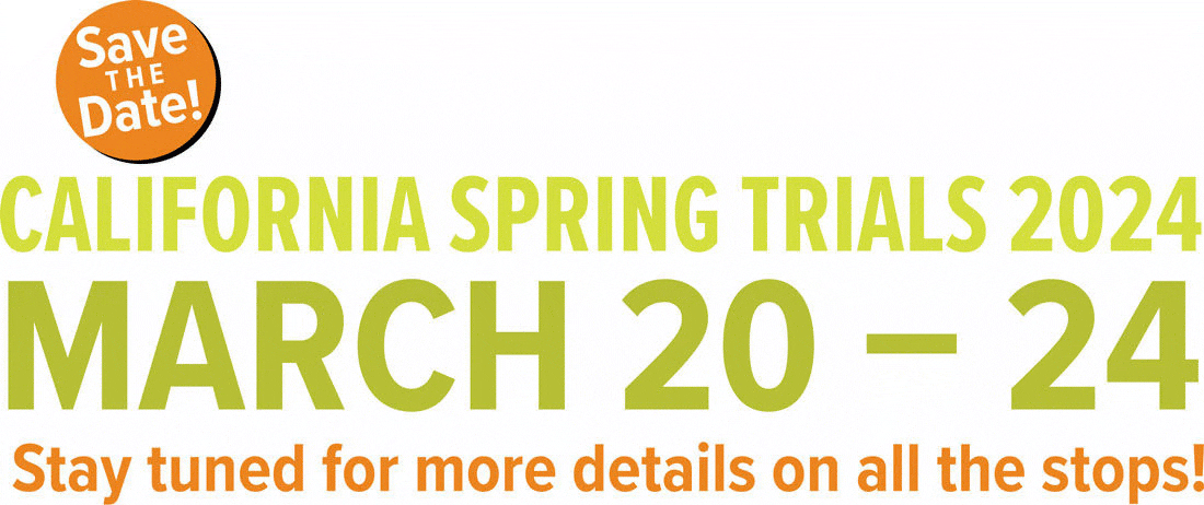 California Trials dates for 2024