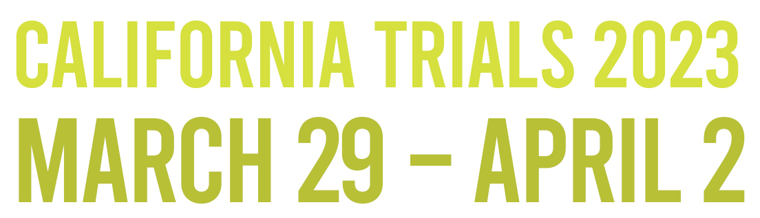 California Trials 2023: March 29 – April 2, 2023