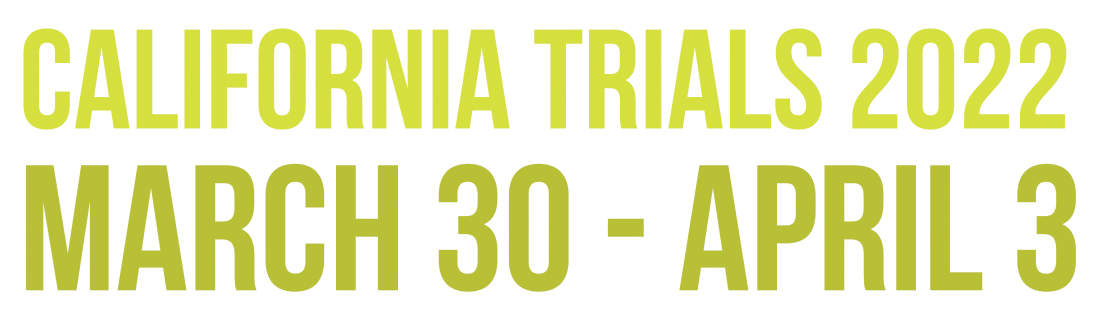 California Trials 2022: March 30 – April 3, 2022
